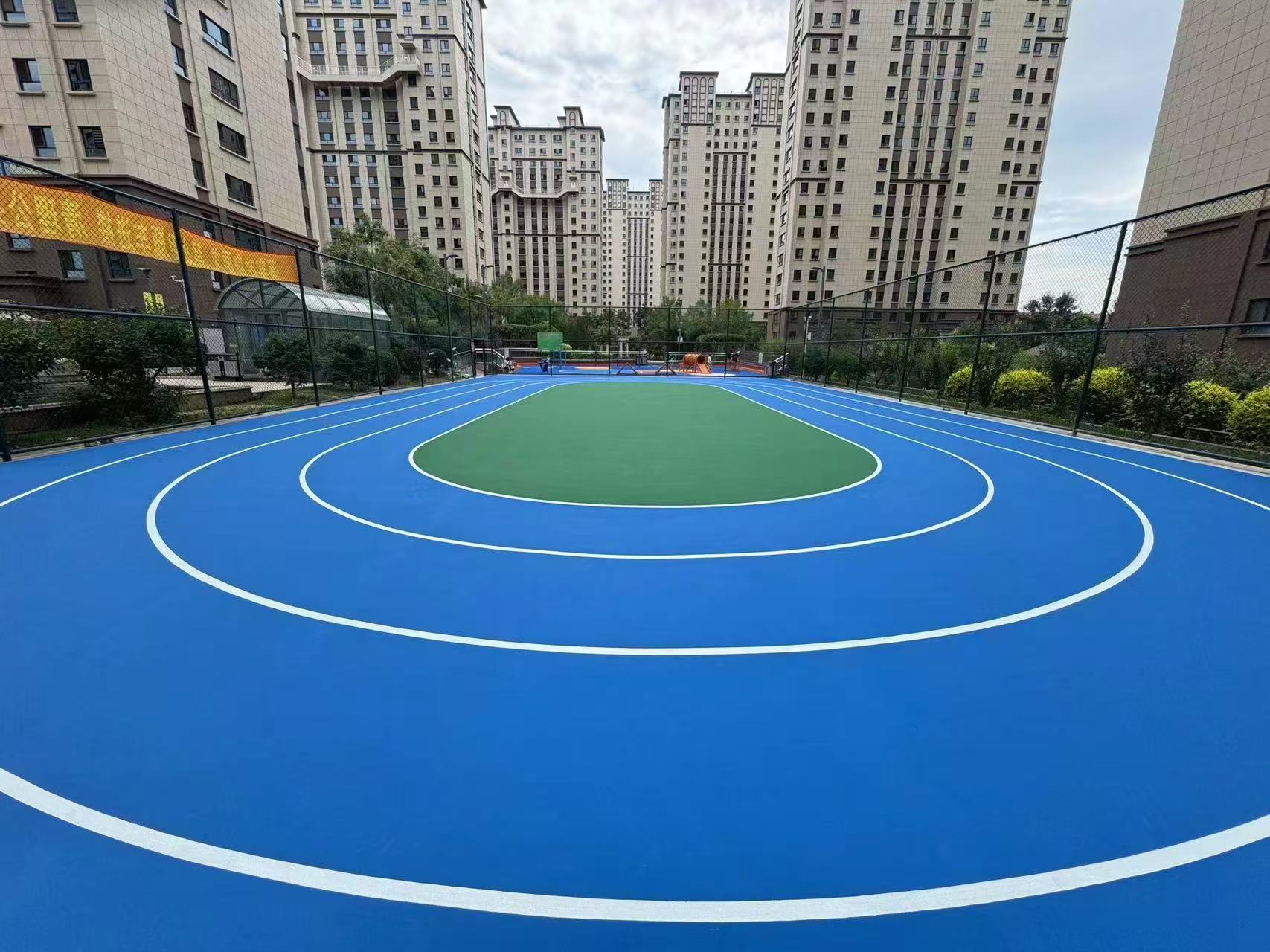 郴州市学校塑胶跑道塑胶地面 - 厂家